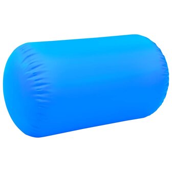 Gymnastiekrol met pomp opblaasbaar 100x60 cm PVC blauw 4