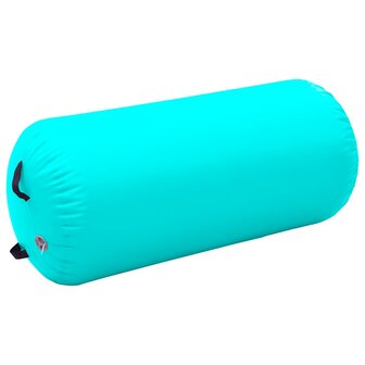 Gymnastiekrol met pomp opblaasbaar 120x75 cm PVC groen 2