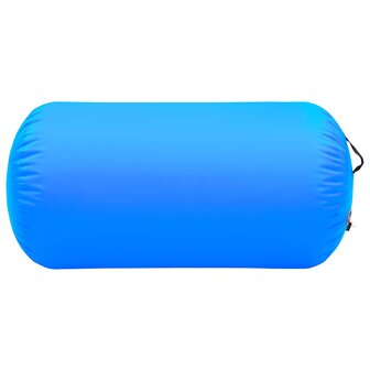 Gymnastiekrol met pomp opblaasbaar 120x75 cm PVC blauw 3