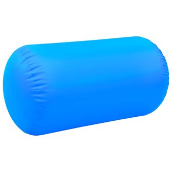 Gymnastiekrol met pomp opblaasbaar 120x75 cm PVC blauw 5