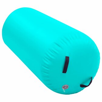 Gymnastiekrol met pomp opblaasbaar 120x90 cm PVC groen 4