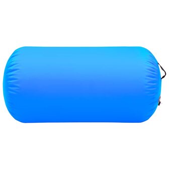 Gymnastiekrol met pomp opblaasbaar 120x90 cm PVC blauw 3