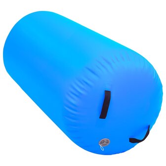 Gymnastiekrol met pomp opblaasbaar 120x90 cm PVC blauw 4