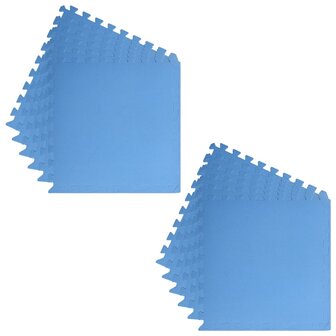 Vloermatten 12 st 4,32 ㎡ EVA-schuim blauw 5