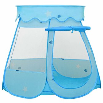 Kinderspeeltent 102x102x82 cm blauw  2