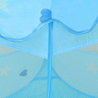Kinderspeeltent 102x102x82 cm blauw  6