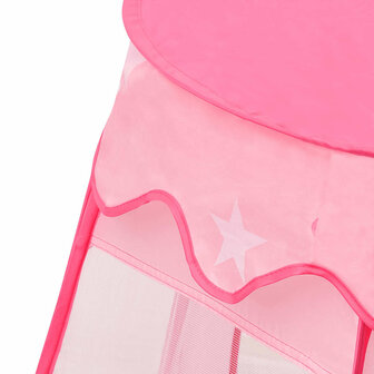 Kinderspeeltent 102x102x82 cm roze 6