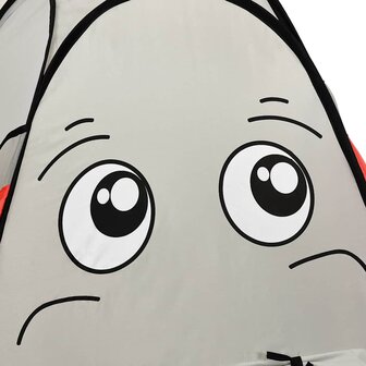 Kinderspeeltent Olifant 174x86x101 cm grijs 7