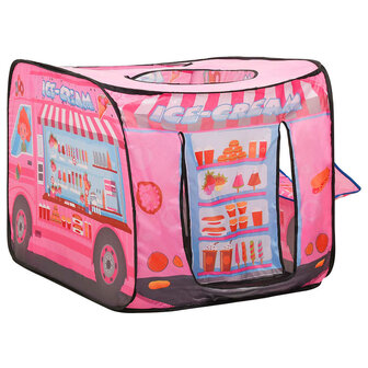 Kinderspeeltent 70x112x70 cm roze 4