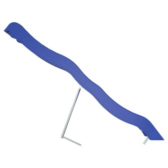 Glijbaan 210x40 cm polypropeen blauw 5