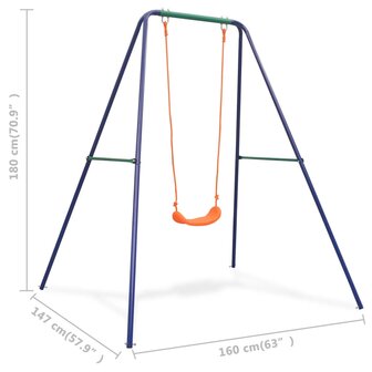 Schommel enkel oranje 8