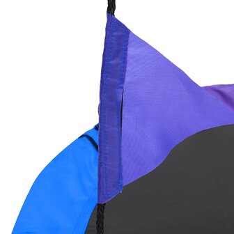 Nestschommel met vlaggetjes 100 cm regenboogkleurig 4