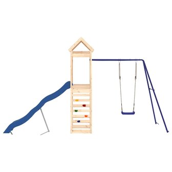 Speelhuis massief grenenhout 7