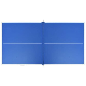 Tafeltennistafel 152x76x66 cm met net 152x76x66 cm blauw 5