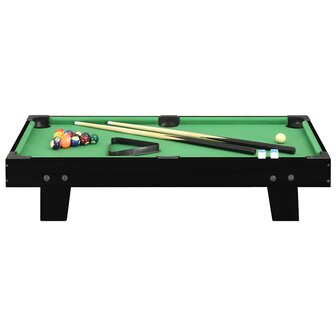 Minipooltafel 3 Feet 92x52x19 cm zwart en groen 2
