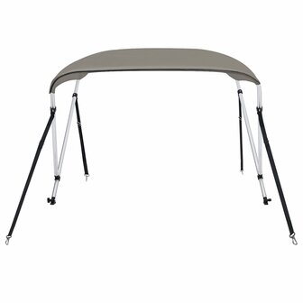 Biminitop 2 bogen 180x150x110 cm grijs 3