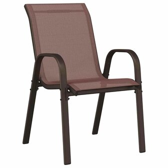 Tuin Bistroset 3 pcs Bruin Staal 5