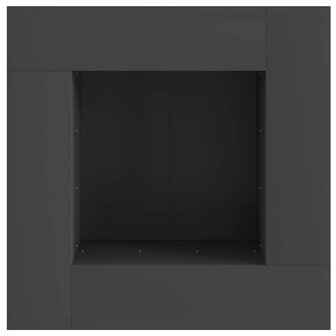 Vuurkorf Zwart 80 x 80 x 40 cm Staal 6