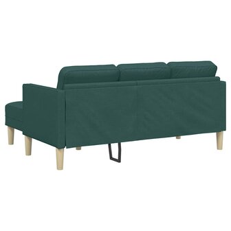 Bankstel met kussen Donkergroen Polyester 6