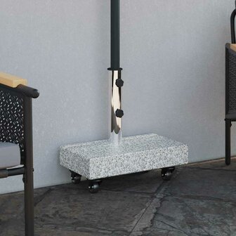 Parasolvoet Grijs 45 x 25 x 45 cm Graniet 4
