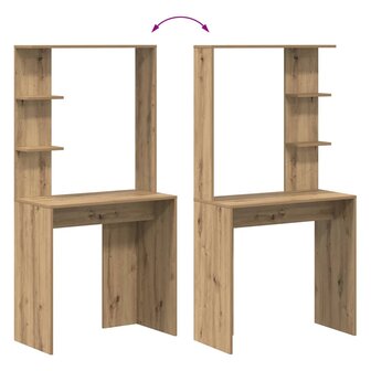 Bureau Artisan Eiken 78,5 x 37 x 154,5 cm Bewerkt hout 9
