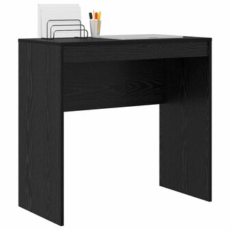 Bureau Zwart Eiken 80 x 40 x 76 cm 3