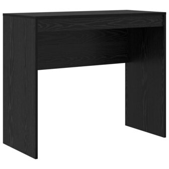 Bureau Zwart Eiken 90 x 40 x 76 cm 2