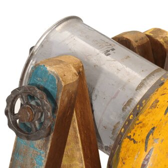 Vloerlamp E27 massief mangohout meerkleurig 6