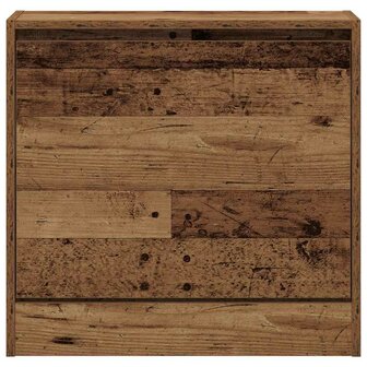 Schoenenkast met plank Oudhout 60 x 21 x 57 cm Bewerkt hout 7