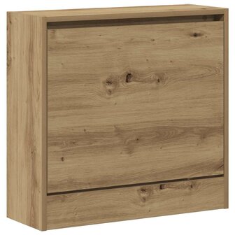Schoenenkast Artisan Eiken 60 x 21 x 57 cm Bewerkt hout 2