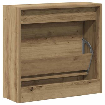 Schoenenkast Artisan Eiken 60 x 21 x 57 cm Bewerkt hout 6