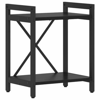 Boekenkast Zwart Eiken 40 x 30 x 50 cm Bewerkt hout 2