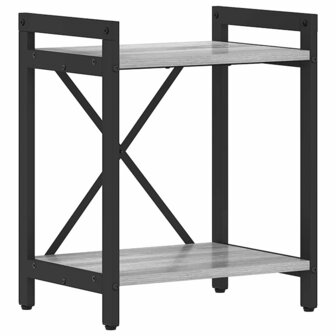 Boekenkast Grijs sonoma 40 x 30 x 50 cm Bewerkt hout 2