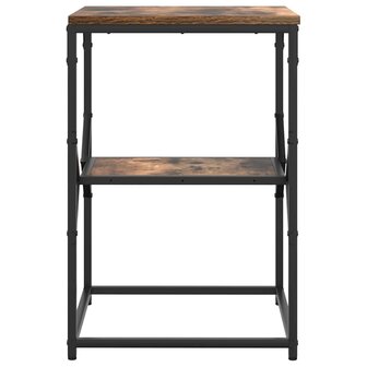 Bijzettafel Gerookt eiken 41 x 40 x 60 cm 6