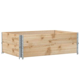 Palletopzetranden 2 st 120x80 cm massief grenenhout 2