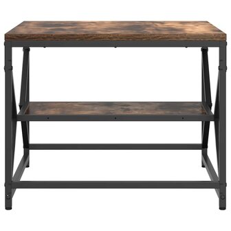 Salontafel Gerookt eiken 51 x 50 x 40 cm 7