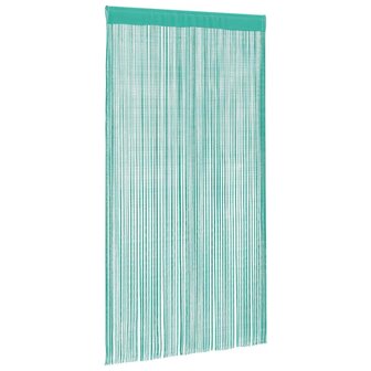 Koordgordijnen 2 st turkoois 140x250 cm 3