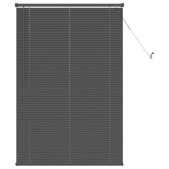 Venetiaanse Blind Verstelbaar Zilvergrijs 150 x 90 cm PVC 2