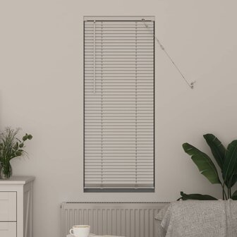 Venetiaanse Blind Verstelbaar Wit 150 x 50 cm PVC 3