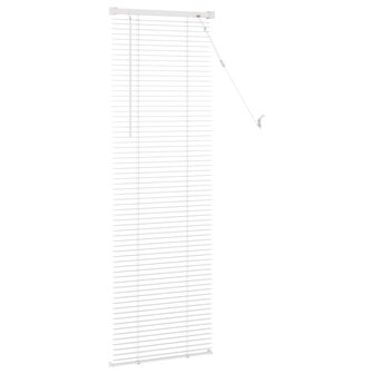 Venetiaanse Blind Verstelbaar Wit 150 x 50 cm PVC 5