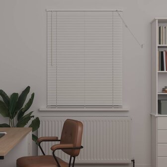 Venetiaanse Blind Verstelbaar Wit 150 x 70 cm PVC 3