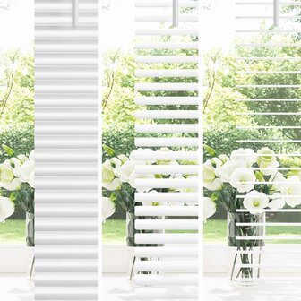 Venetiaanse Blind Verstelbaar Wit 150 x 70 cm PVC 4