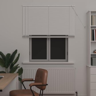 Venetiaanse Blind Verstelbaar Wit 150 x 110 cm PVC 3