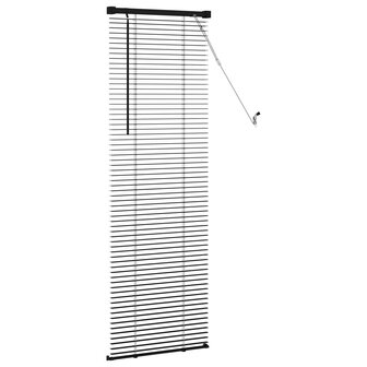 Venetiaanse Blind Verstelbaar Zwart 150 x 60 cm PVC 5