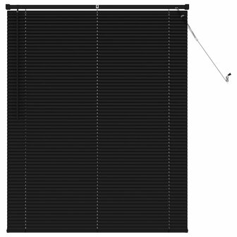 Venetiaanse Blind Verstelbaar Zwart 150 x 110 cm PVC 2