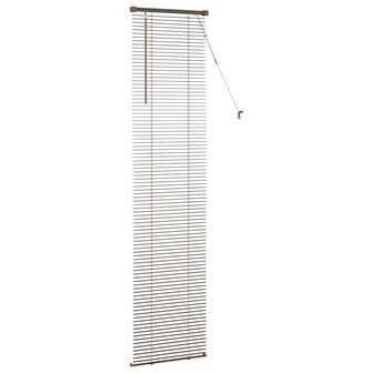 Venetiaanse Blind Donkerbruin met Patroon 213 x 40 cm PVC 5