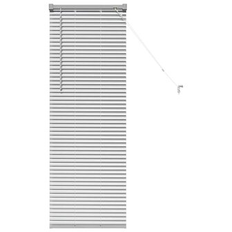 Venetiaanse Jaloezie&euml;n Zilver 130 x 45 cm Aluminium 2