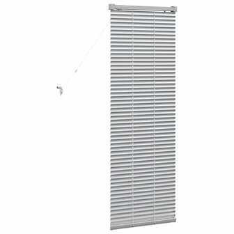 Venetiaanse Jaloezie&euml;n Zilver 130 x 45 cm Aluminium 7
