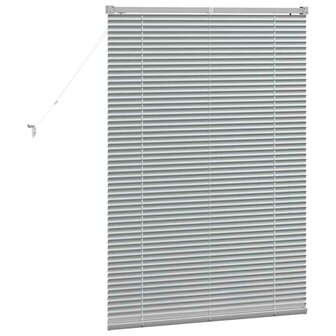 Venetiaanse Jaloezie&euml;n Zilver 130 x 95 cm Aluminium 7