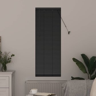 Venetiaanse Jaloezie&euml;n Zwart 130 x 55 cm Aluminium 3